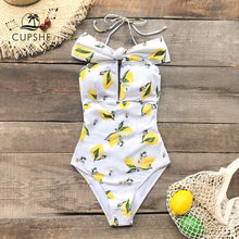 Load image into Gallery viewer, Lemon Print Swimsuit